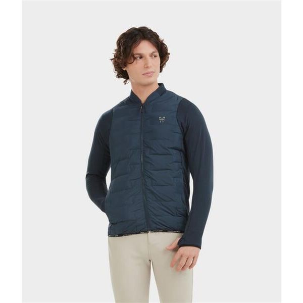 Kurtka puchowa Horse Pilot Storm. Niebieskie kurtki męskie HORSE PILOT, bez wzorów, z puchu, sportowe, bez kaptura. Za 808.50 zł.