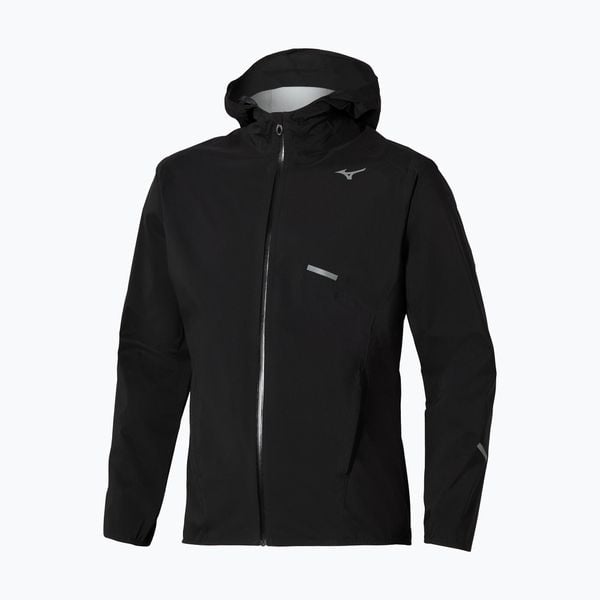 Kurtka do biegania męska Mizuno Trail Waterproof 20K Hooded. Czarne kurtki treningowe męskie Mizuno, m, bez wzorów, z nylonu, do biegania. Za 739.99 zł.