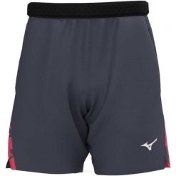 Spodenki tenisowe Mizuno 8 in Amplify Short. Szare szorty męskie Mizuno, bez wzorów, sportowe. Za 146.30 zł.