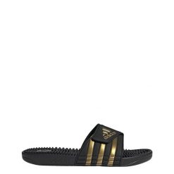 Klapki basenowe dla dorosłych Adissage. Czarne klapki damskie Adidas, bez wzorów, bez obcasa. Za 129.00 zł.