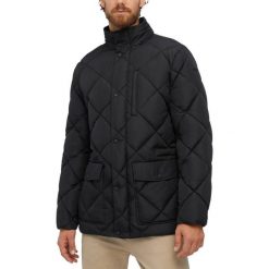 Kurtka GEOX W CAMEI MID JKT Czarny. Czarne kurtki męskie Geox, m, bez wzorów, z tkaniny, casualowe, bez kaptura. Za 684.99 zł.