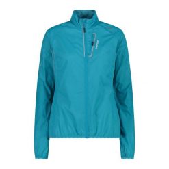 Bluza damska turystyczna CMP 3C46776T. Niebieskie kurtki do biegania damskie CMP, l, bez wzorów, bez kaptura. Za 299.45 zł.
