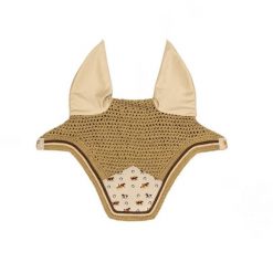 Czapka przeciw insektom dla konia z weluru Kentucky Horsewear Fly Veil Wellingto. Brązowe czapki męskie KENTUCKY HORSEWEAR, bez wzorów, z weluru, sportowe. Za 378.00 zł.