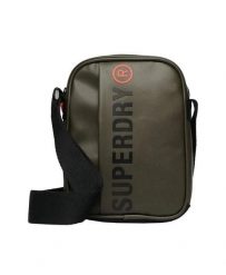 Superdry Tarp Cross Body Bag – kompaktowa torba z poliestru – Surplus Goods. Zielone torby męskie na ramię Superdry., bez wzorów, na ramię, małe. Za 153.70 zł.