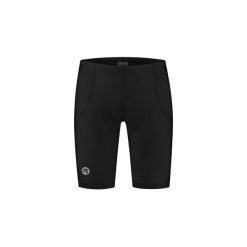 Spodenki rowerowe męskie Rogelli Core. Czarne szorty męskie Rogelli, bez wzorów, sportowe. Za 181.99 zł.
