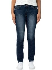 Timezone Dżinsy "Tahila" - Slim fit - w kolorze granatowym rozmiar: 31/34. Niebieskie jeansy damskie Timezone. Za 180.06 zł.