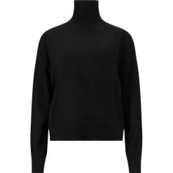 Damski sweter z golfem Athlecia Dava. Czarne golfy damskie Athlecia, bez wzorów, z elastanu, bez ramiączek. Za 194.00 zł.