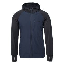 Bluza męska Hi-Tec Jorse - granatowo-czarna, Rozmiar XL. Czarne bluzy z kapturem męskie Hi-tec, m, z elastanu. Za 149.99 zł.