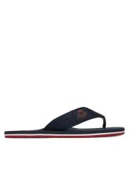 Tommy Hilfiger Japonki Patch Hilfiger Beach Sandal FM0FM05804 Granatowy. Niebieskie klapki i japonki męskie Tommy Hilfiger, z materiału. Za 169.99 zł.