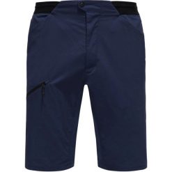 Spodenki krótkie męskie L.I.M Fuse Shorts. Niebieskie szorty męskie Haglöfs, bez kołnierzyka. Za 350.00 zł.
