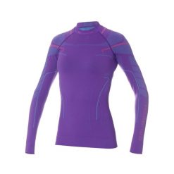 Termoaktywna damska bluza narciarska Brubeck Thermo. Fioletowe bluzy bez kaptura damskie Brubeck, xs, z dzianiny. Za 189.99 zł.