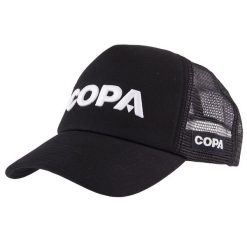 Czapka Dla Dorosłych - Logo Białe 3D - Czarna. Czarne czapki męskie COPA FOOTBALL, bez wzorów, z materiału. Za 126.98 zł.