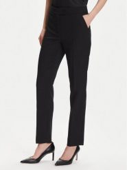 Luisa Spagnoli Spodnie materiałowe Otre 542530 Czarny Regular Fit. Czarne spodnie materiałowe damskie Luisa Spagnoli, bez wzorów, z materiału. Za 1,239.00 zł.
