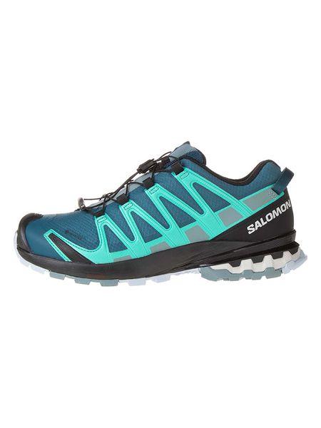 SALOMON Buty "Xa Pro 3D V8 GTX" w kolorze turkusowym do biegania rozmiar: 36 2/3. Niebieskie obuwie do biegania damskie Salomon. Za 330.97 zł.