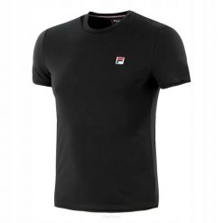 Koszulka tenisowa Fila T-shirt Jonas. Czarne t-shirty męskie Fila, xl, z materiału, bez ramiączek, na fitness i siłownię. Za 102.99 zł.