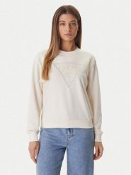 Guess Bluza W6GQ09 K3183 Écru Regular Fit. Bluzy bez kaptura damskie Guess, xl, z bawełny. Za 429.99 zł.