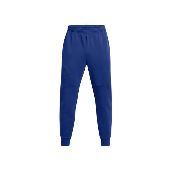 Under Armour Unstoppable Fleece Spodnie dresowe. Niebieskie spodnie sportowe męskie Under Armour, z bawełny. Za 453.65 zł.