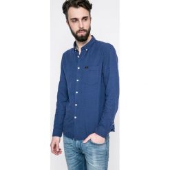 Lee - Koszula. Niebieskie koszule męskie Lee, l, bez wzorów, z bawełny, bez kołnierzyka, bez ramiączek. W wyprzedaży za 129.90 zł.