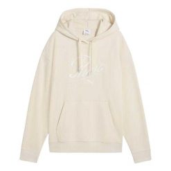 Damska Bluza Z Kapturem ESS Script Comfort. Brązowe bluzy z kapturem damskie Puma. Za 256.99 zł.