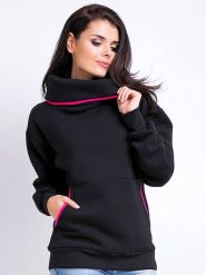 Awama Bluza w kolorze czarnym rozmiar: L/XL. Czarne bluzy bez kaptura damskie Awama, l. Za 219.99 zł.