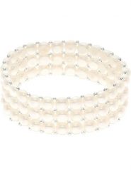 Pearl Addict Bransoletka z perłami w kolorze białym rozmiar: onesize. Białe bransoletki damskie Pearl Addict. Za 260.99 zł.