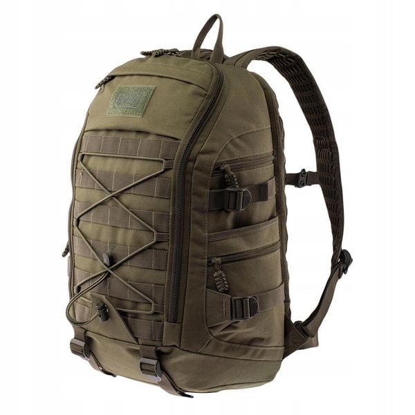 Plecak miejski survivalowy turystyczny CityOx 28L Magnum oliwkowy. Zielone plecaki damskie MAGNUM, bez wzorów. Za 305.28 zł.