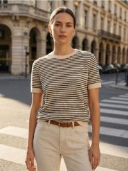 Wiskozowy sweter w paski - wielobarwny. Swetry klasyczne damskie Sinsay, l, z wiskozy, bez kołnierzyka. Za 39.99 zł.