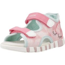 Sandały GEOX B SANDAL IUPIDOO GIR Rose. Czerwone obuwie trekkingowe damskie Geox. Za 189.99 zł.
