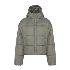 Kurtka damska Nike Sportswear Classic Puffer Therma-Fit. Zielone kurtki damskie Nike, m, bez wzorów, bez kaptura. Za 529.99 zł.