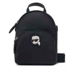 Plecak KARL LAGERFELD. Czarne plecaki damskie Karl Lagerfeld, bez wzorów. Za 349.99 zł.