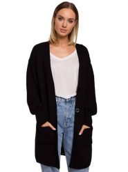 Made of emotion Kardigan w kolorze czarnym rozmiar: L/XL. Czarne kardigany damskie Made Of Emotion, l, bez wzorów. Za 170.07 zł.