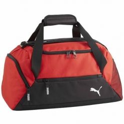 Torba sportowa unisex Puma 09023203. Czarne torby podróżne damskie Puma, bez wzorów, z materiału. Za 129.99 zł.