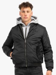 Kurtka z kapturem Lonsdale Clifton All Seasons. Czarne kurtki męskie Lonsdale, l, bez wzorów, z polaru, eleganckie, z kapturem. Za 507.50 zł.