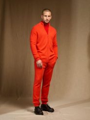 Perfect Cashmere Kaszmirowy kardigan "Cody" w kolorze pomarańczowym rozmiar: S. Pomarańczowe kardigany męskie Perfect Cashmere, s, bez wzorów, z kaszmiru, bez kołnierzyka. Za 434.99 zł.