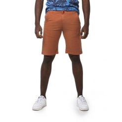 Odzież sportowa z kieszenie na co dzień na siłownię. Brązowa szorty męskie LEONE 1947 APPAREL, bez wzorów, z bawełny, sportowe. W wyprzedaży za 101.80 zł.