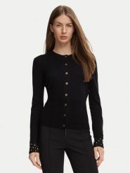 Marciano Guess Kardigan G6BR15 Z1598 Czarny Regular Fit. Czarne kardigany damskie Marciano Guess, s, z aplikacjami. Za 689.99 zł.