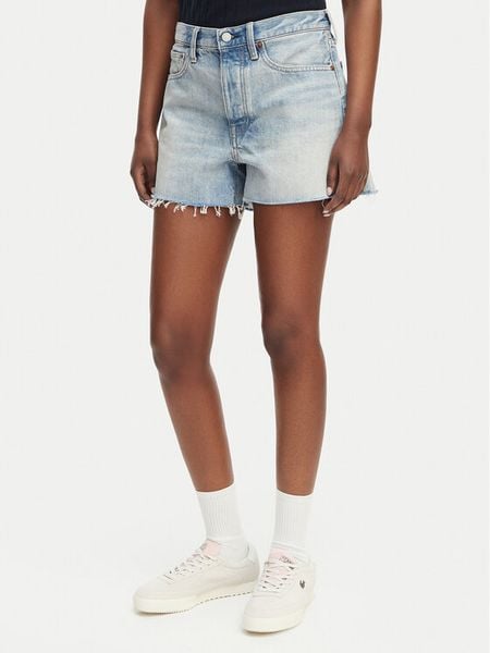 Polo Ralph Lauren Szorty jeansowe 211A12959001 Niebieski jasny Straight Fit. Niebieskie szorty damskie Polo Ralph Lauren, bez wzorów, z bawełny. Za 620.99 zł.