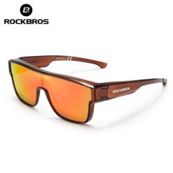 Okulary przeciwsłoneczne do jazdy na rowerze z polaryzacją ROCKBROS. Brązowe okulary przeciwsłoneczne damskie ROCKBROS. Za 83.43 zł.
