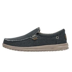 Buty Hey Dude Mika Braided. Fioletowe buty wizytowe męskie PRO BRANDS, z materiału, bez zapięcia. Za 301.75 zł.