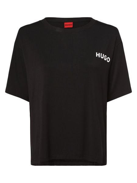 HUGO koszulka od piżamy Kobiety wiskoza czarny, M. Czarne piżamy damskie Hugo, m, bez wzorów, z wiskozy, bez ramiączek. Za 209.95 zł.