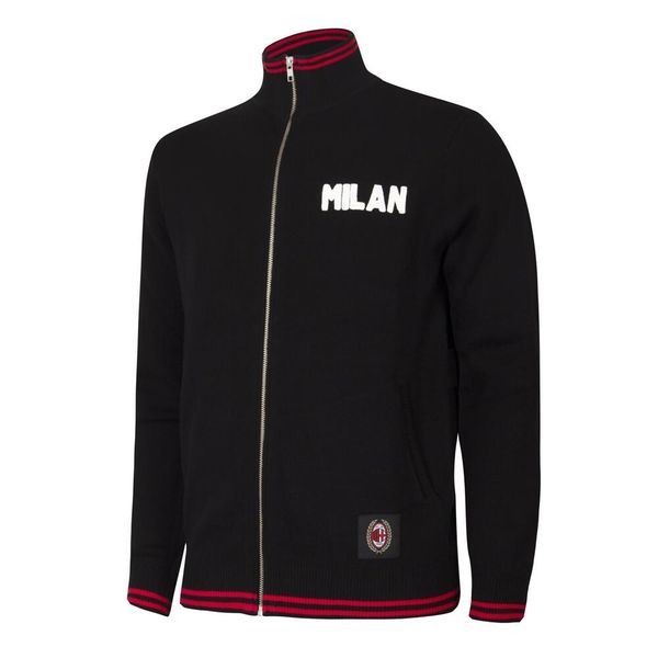 Koszulka retro piłkarska dla dorosłych - AC Milan 1960 - Czarny. Czarne t-shirty sportowe męskie COPA FOOTBALL, bez ramiączek, do piłki nożnej. Za 421.38 zł.