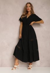 Czarna Sukienka Ilythyrra. Czarne sukienki damskie Renee, na co dzień, m, bez wzorów, z koronki, boho, bez kołnierzyka, bez ramiączek, maxi. W wyprzedaży za 76.99 zł.