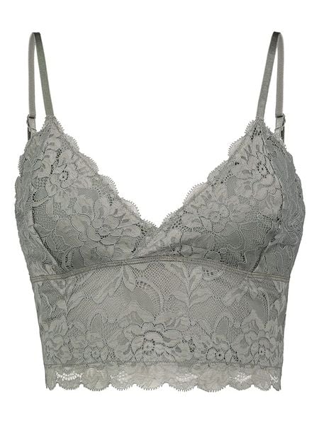 Sublevel Top w kolorze zielonym rozmiar: XS. Szare topy damskie Sublevel, xs, bez wzorów, z koronki, bez kołnierzyka. Za 70.08 zł.