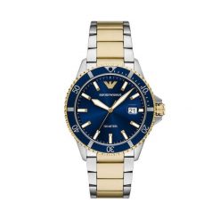 Zegarek Emporio Armani. Szare zegarki męskie Emporio Armani, srebrne. Za 1,469.00 zł.