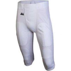 Nfl - Spodnie do futbolu amerykańskiego - Dorośli. Białe spodnie materiałowe męskie MM, bez wzorów, sportowe. Za 215.95 zł.