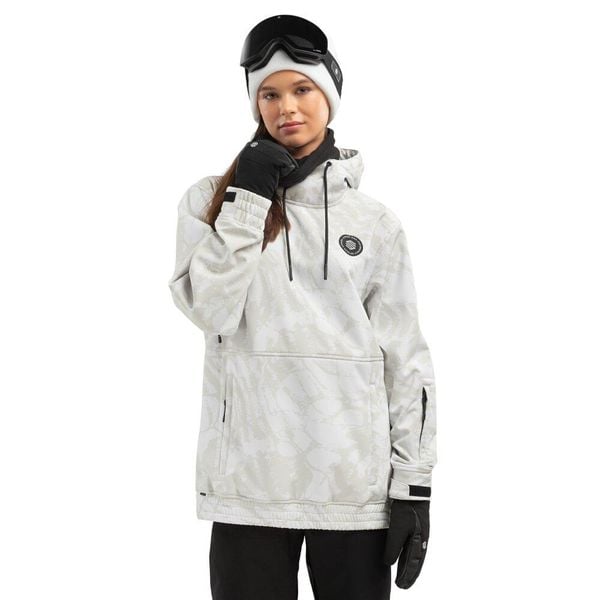 Kurtka snowboardowa damska W1-W Tremblant. Białe kurtki damskie SIROKO, m, bez wzorów, z materiału, bez kaptura, narciarskie. Za 381.00 zł.
