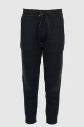 EMPORIO ARMANI Spodnie dresowe męskie. Czarne spodnie dresowe męskie Emporio Armani, bez wzorów, z dresówki. W wyprzedaży za 648.99 zł.