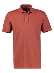Lerros Koszulka polo w kolorze brązowo-czerwonym rozmiar: L. Brązowe koszulki polo męskie Lerros, l, bez wzorów, z bawełny, bez ramiączek. Za 87.81 zł.
