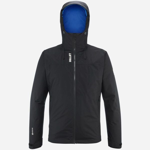 Kurtka przeciwdeszczowa męska Millet Kamet Gore-Tex Jacket Jacket. Czarne kurtki męskie Millet, m, bez wzorów, z gore-texu, z kapturem. Za 1,725.65 zł.