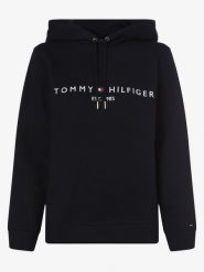 Tommy Hilfiger bluza z kapturem Kobiety Materiał dresowy niebieski, L. Niebieskie bluzy z kapturem damskie Tommy Hilfiger, l, z dresówki. Za 569.95 zł.